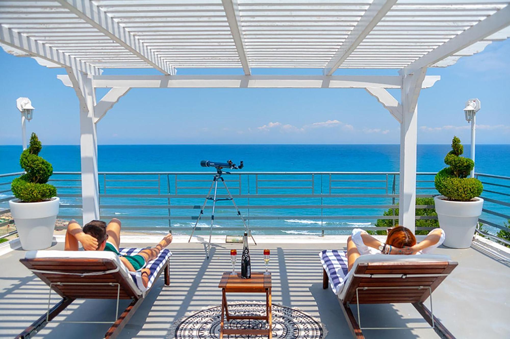 Panorama Suites & Spa - Adults Only Stómion Rom bilde