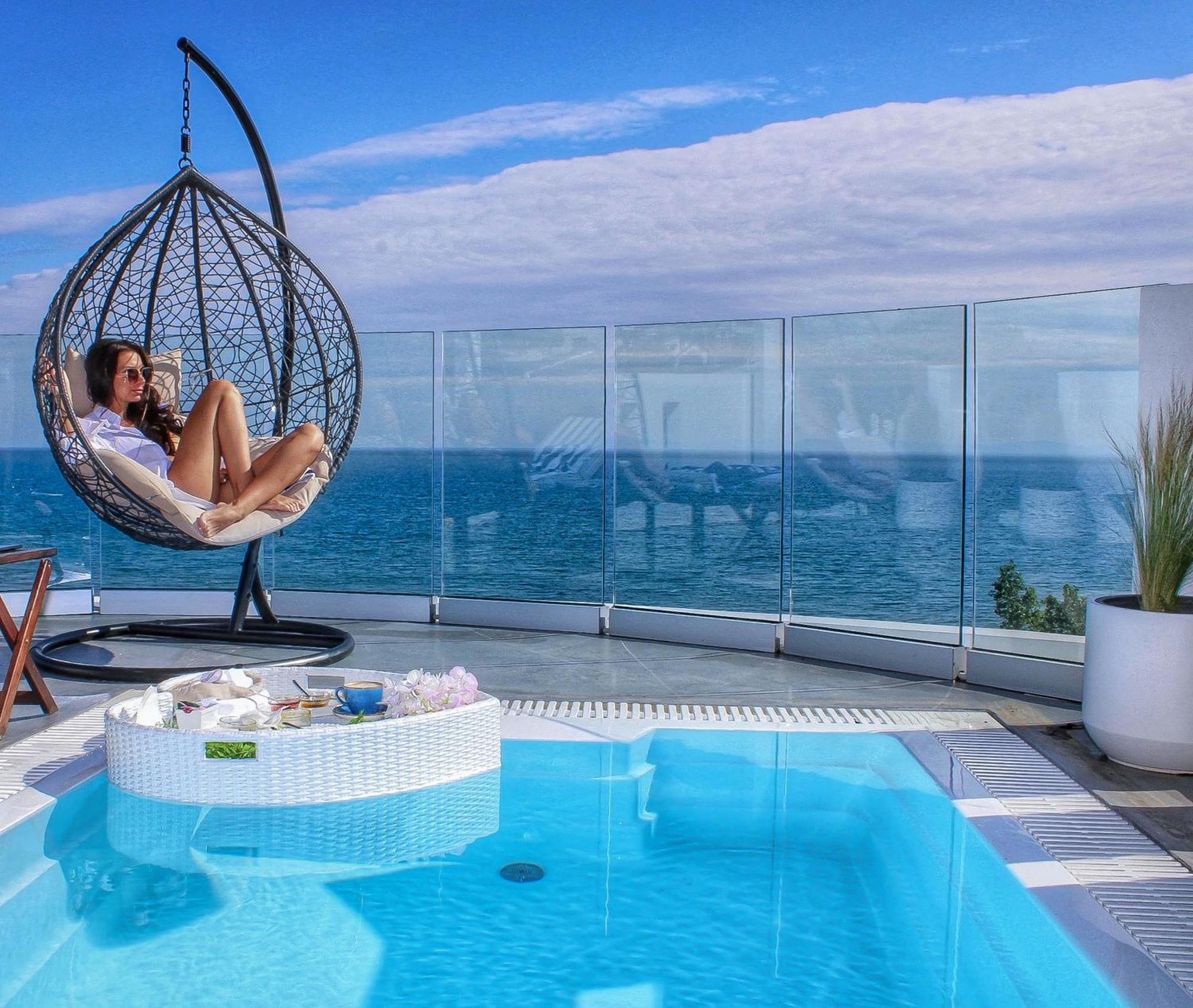 Panorama Suites & Spa - Adults Only Stómion Eksteriør bilde