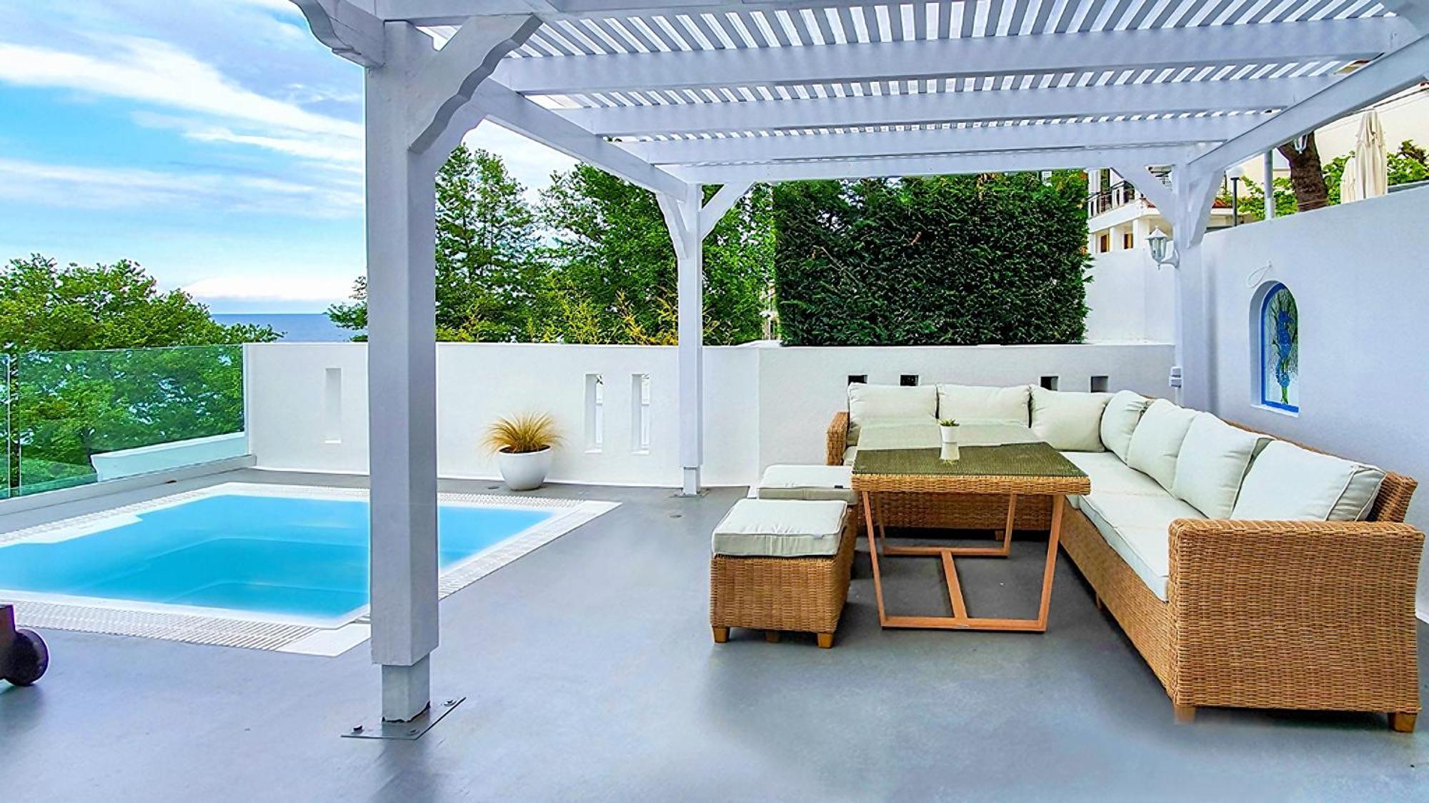 Panorama Suites & Spa - Adults Only Stómion Rom bilde