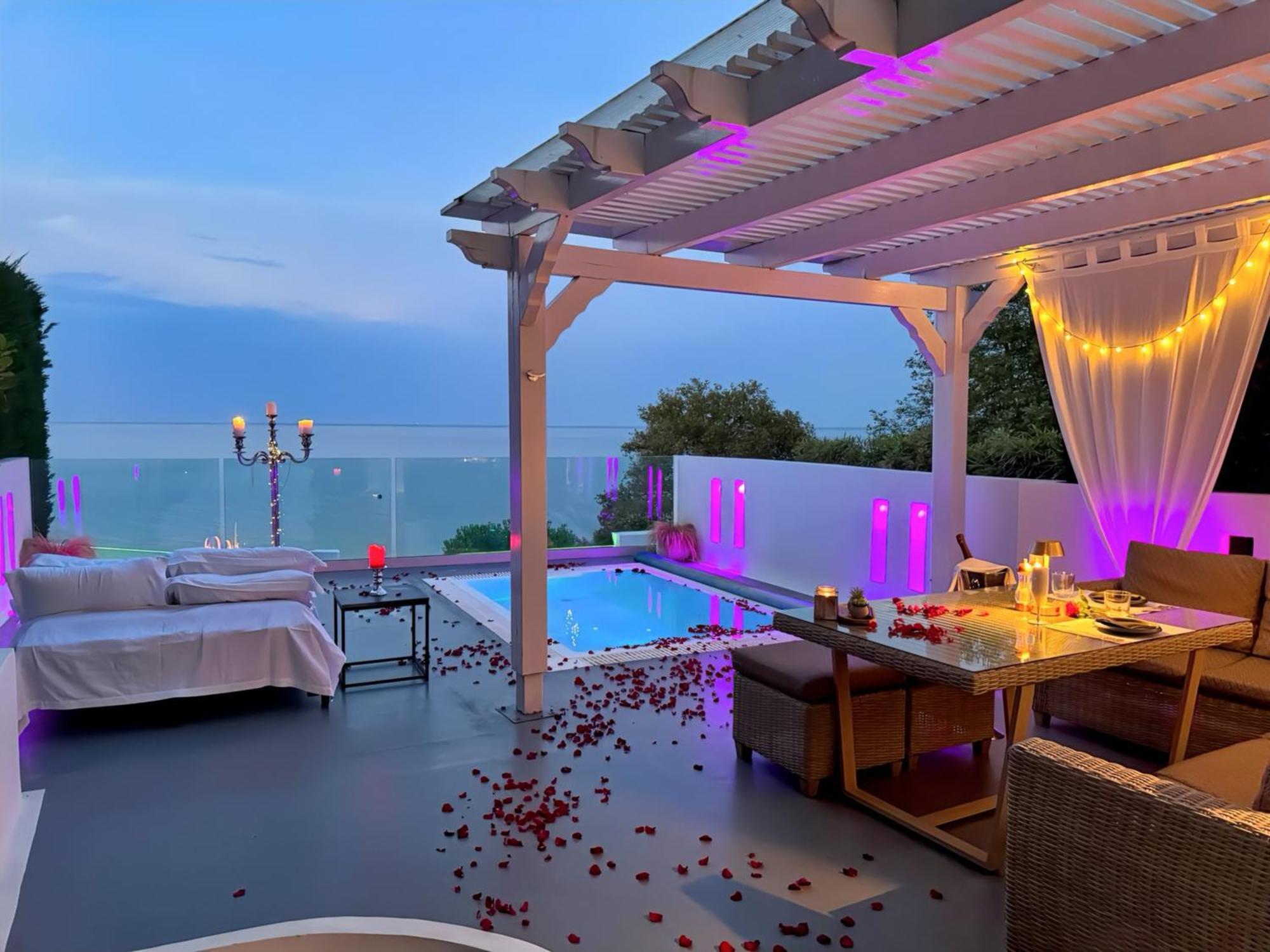 Panorama Suites & Spa - Adults Only Stómion Rom bilde