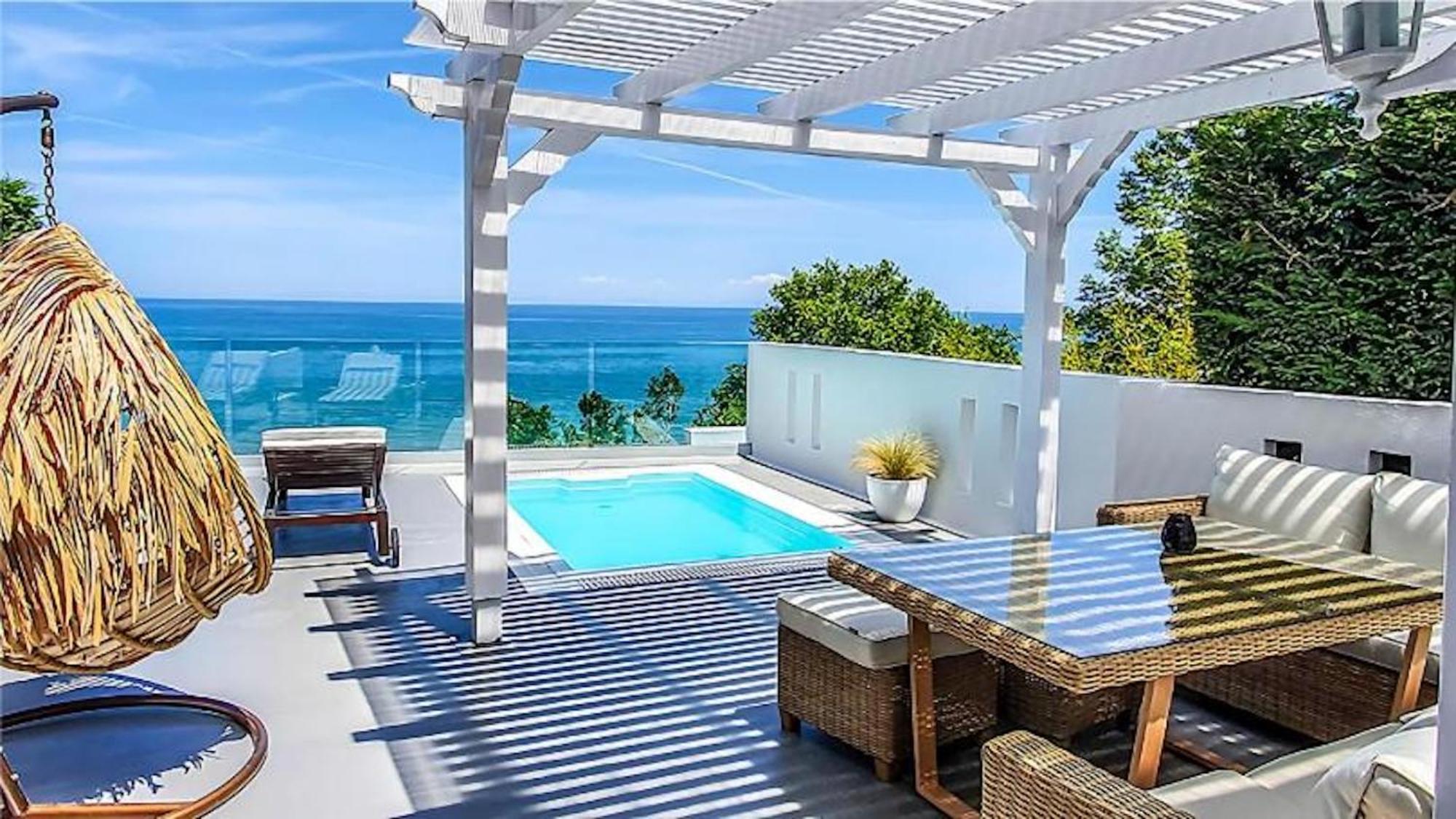 Panorama Suites & Spa - Adults Only Stómion Rom bilde